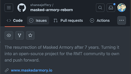 Part 1: Resurrecting Masked Armory